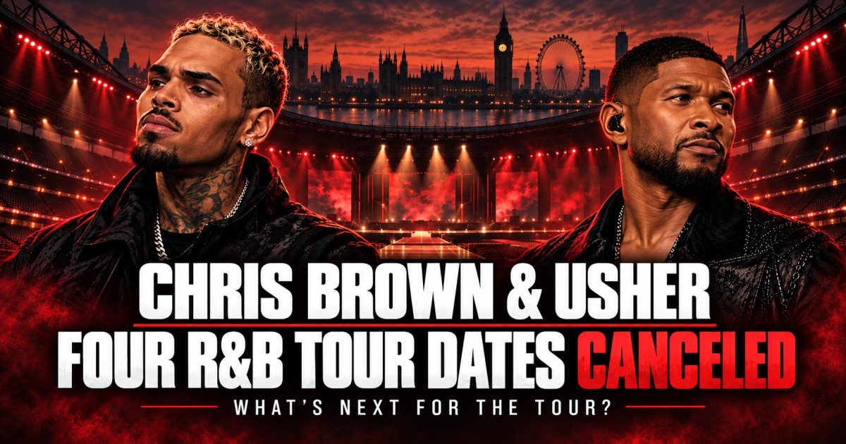 Chris Brown & Usher Pull Four Dates as Brown's London Sentencing Nears